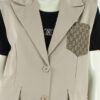 Gilet Logo - Taupe