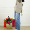 Gilet Logo - Taupe