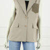 Gilet Logo - Taupe