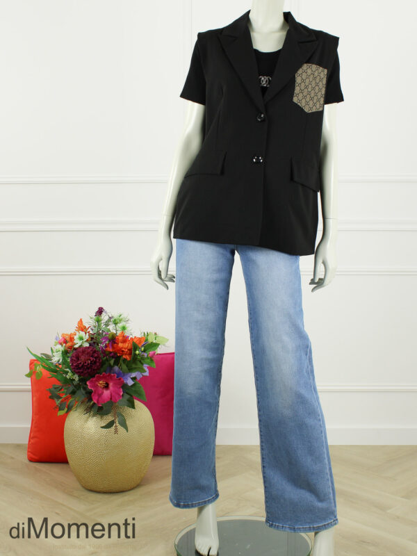 Gilet Logo - Zwart