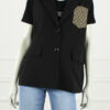 Gilet Logo - Zwart