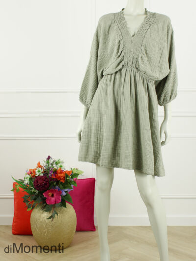 Jurk Tosca - Licht Army Groen