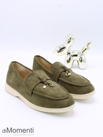 Loafer Laurie - Army Groen