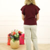 Gilet Aida - Bordeaux