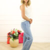 Goodies Wide Leg Stretch Jeans - Blauw