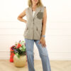Gilet Logo - Taupe