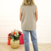 Gilet Logo - Taupe