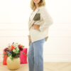 Blazer Logo - Licht Beige