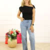 Top Daisy - Zwart