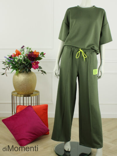 2-delige Set Nuovo Long - Army Groen