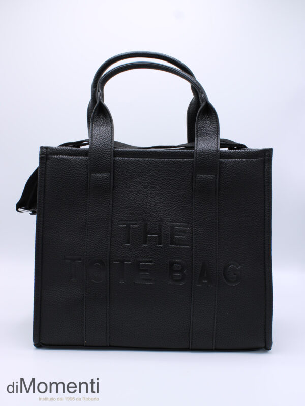 Square Bag Oxford - Zwart