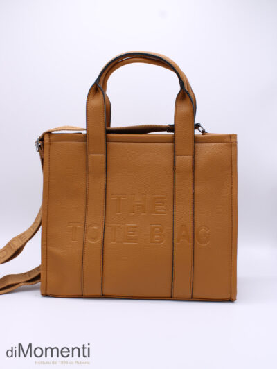 Square Bag Oxford - Cognac
