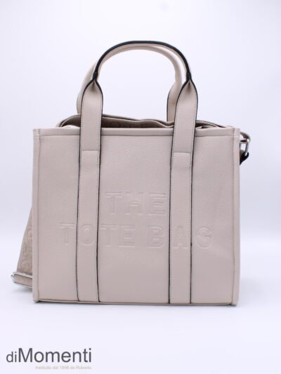Square Bag Oxford - Licht taupe