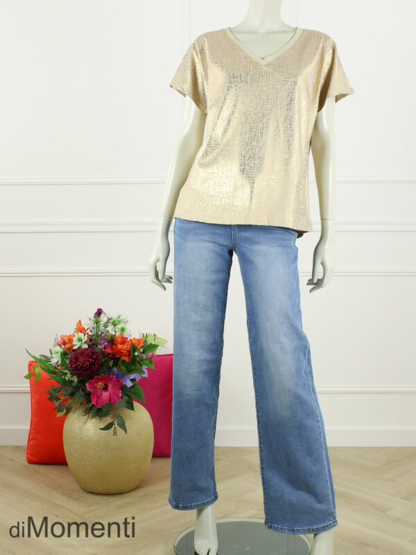Top Shiny - Beige