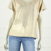 Top Shiny - Beige