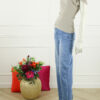 Top Daisy - Licht Taupe