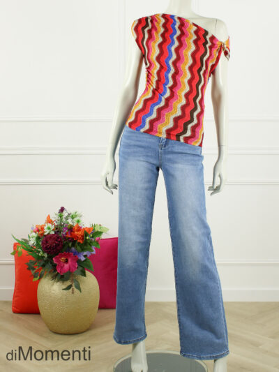 Top Daisy Print - Rood