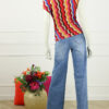 Top Daisy Print - Rood