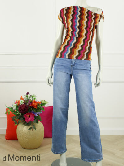 Top Daisy Print - Soft Oranje