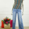 Top Daisy Print - Turquoise