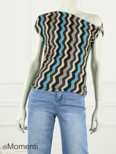 Top Daisy Print - Turquoise