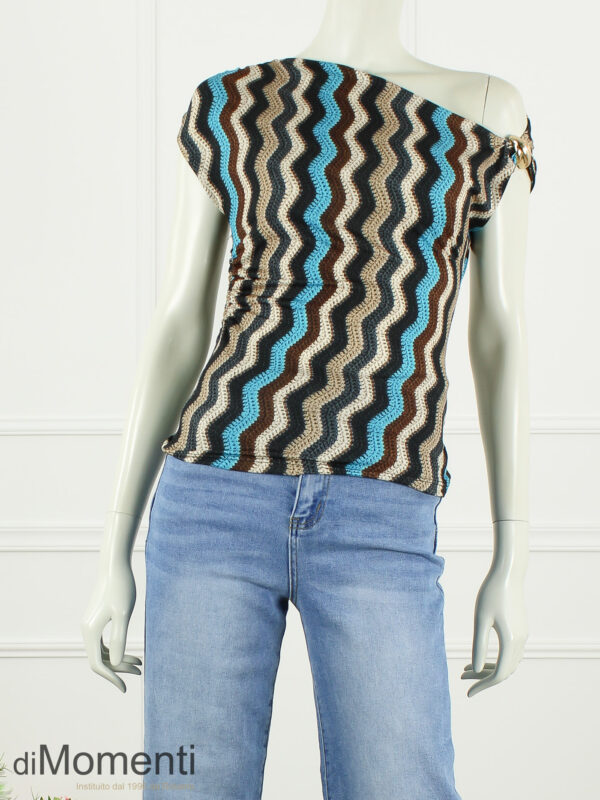 Top Daisy Print - Turquoise