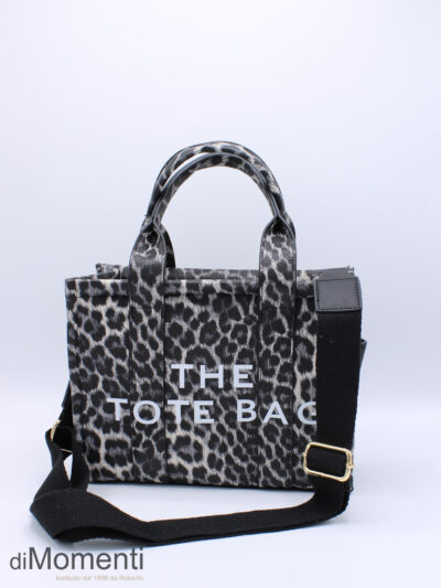Tote Bag Toddy - Zwart / Grijs