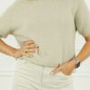 Top Alpaca - Licht Taupe