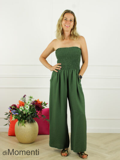 Jumpsuit Amber - Army Groen