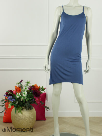 Basic Jurk - Jeans Blauw