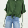 Blouse Grace - Army Groen