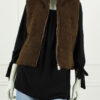 Borg Gilet Belissa - Coffee