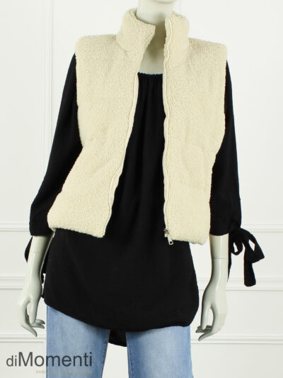 Borg Gilet Belissa - Licht Beige
