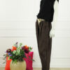 Linnen Broek Nancy - Coffee