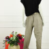 Linnen Broek Nancy - Taupe