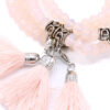 Armbandje Evita Shiny - Poeder Roze