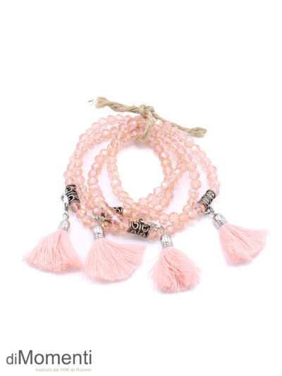 Armbandje Evita Shiny - Roze