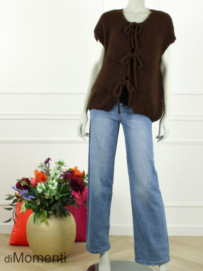 Gilet Faline - Coffee