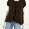 Gilet Faline - Coffee