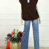 Gilet Faline - Coffee
