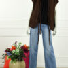 Gilet Faline - Coffee