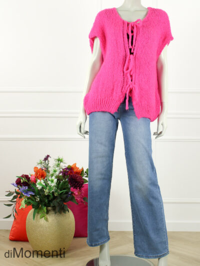 Gilet Faline - Fel Roze