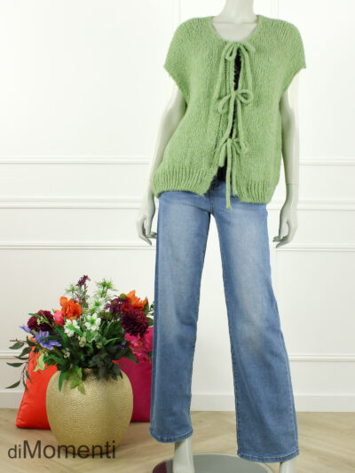 Gilet Faline - Pistache