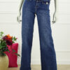 Goodies Wide Leg Stretch 2 Pocket Jeans - Blauw