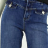 Goodies Wide Leg Stretch 2 Pocket Jeans - Blauw