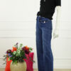 Goodies Wide Leg Stretch 2 Pocket Jeans - Blauw