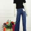 Goodies Wide Leg Stretch 2 Pocket Jeans - Blauw
