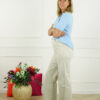 Top Romina - Licht Blauw