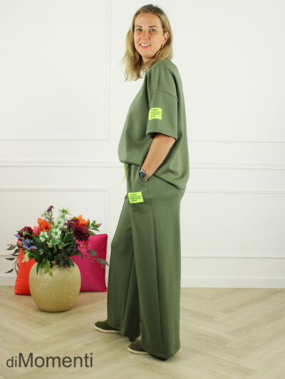 2-delige Set Nuovo Long - Army Groen