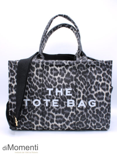 Tote Bag Toddy Large - Panter / Zwart